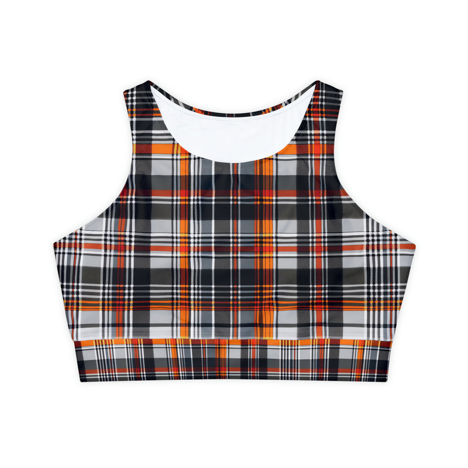 Fully Lined, Padded Sports Bra (AOP)