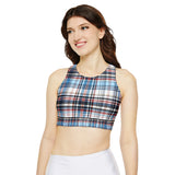 Fully Lined, Padded Sports Bra (AOP)