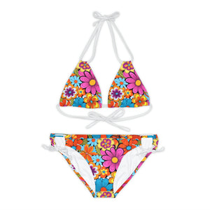 Strappy Bikini Set (AOP)