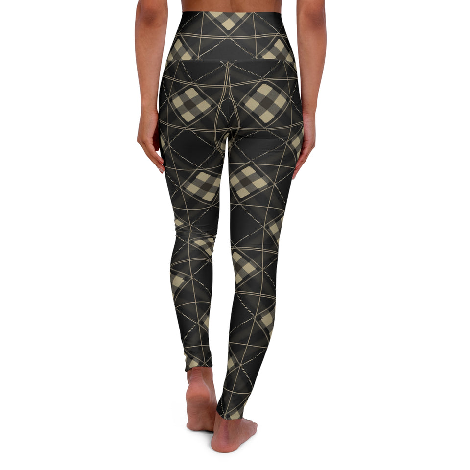 High Waisted Yoga Leggings (AOP)