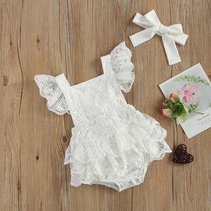 Bodysuit Children Baby Clothes Kids Dress and bow