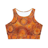 Fully Lined, Padded Sports Bra (AOP)