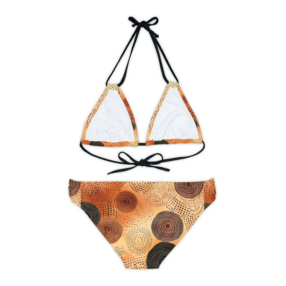Strappy Bikini Set (AOP)
