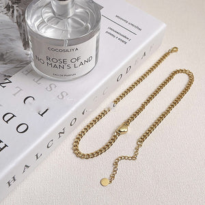 Titanium Steel Popular Chain Love Necklace