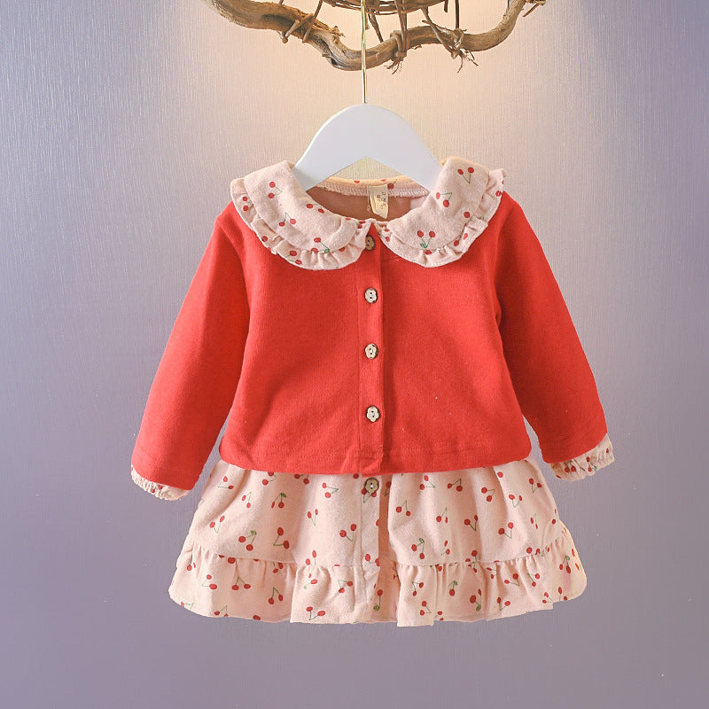 Baby Girl Autumn Clothing dress set