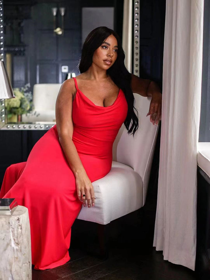 Backless lowcut Evening Dress Plus Sizes
