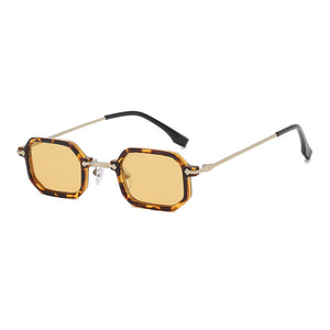 Retro Small Frame Polygon Men's Glasses