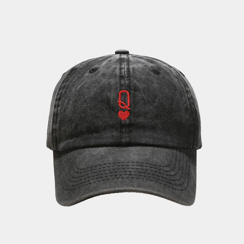 Washed-out Vintage Matching Baseball Cap