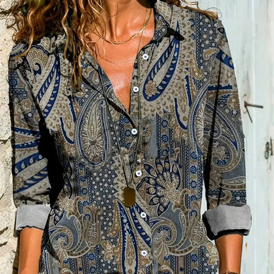 Akatonbo Casual Long-Sleeved Top