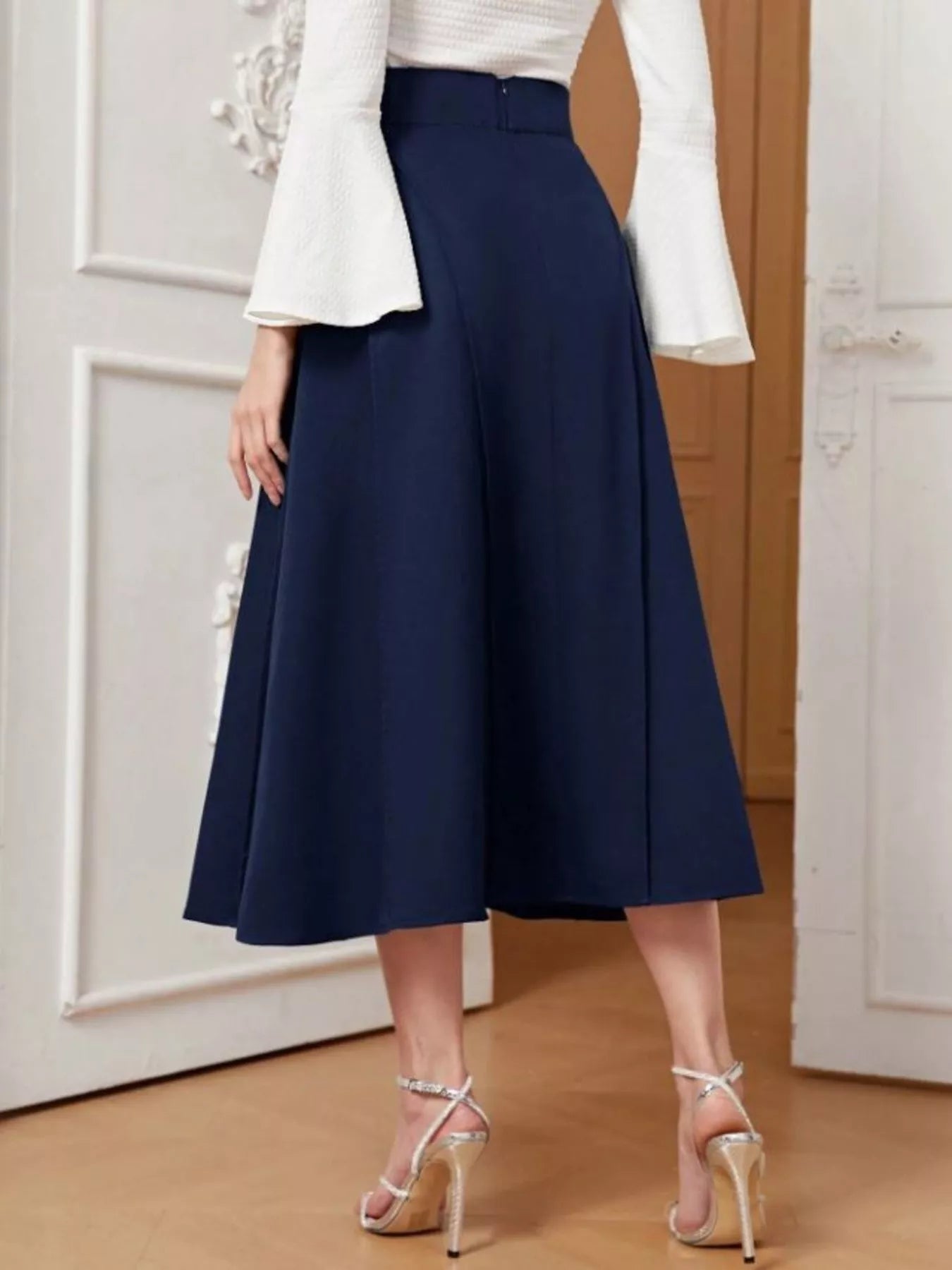 Shop A-Line Midi Skirt - Women's Fashion | Akatonbo