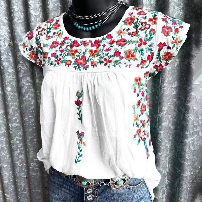Akatonbo Women'S Stylish Loose Short Sleeve T-Shirt
