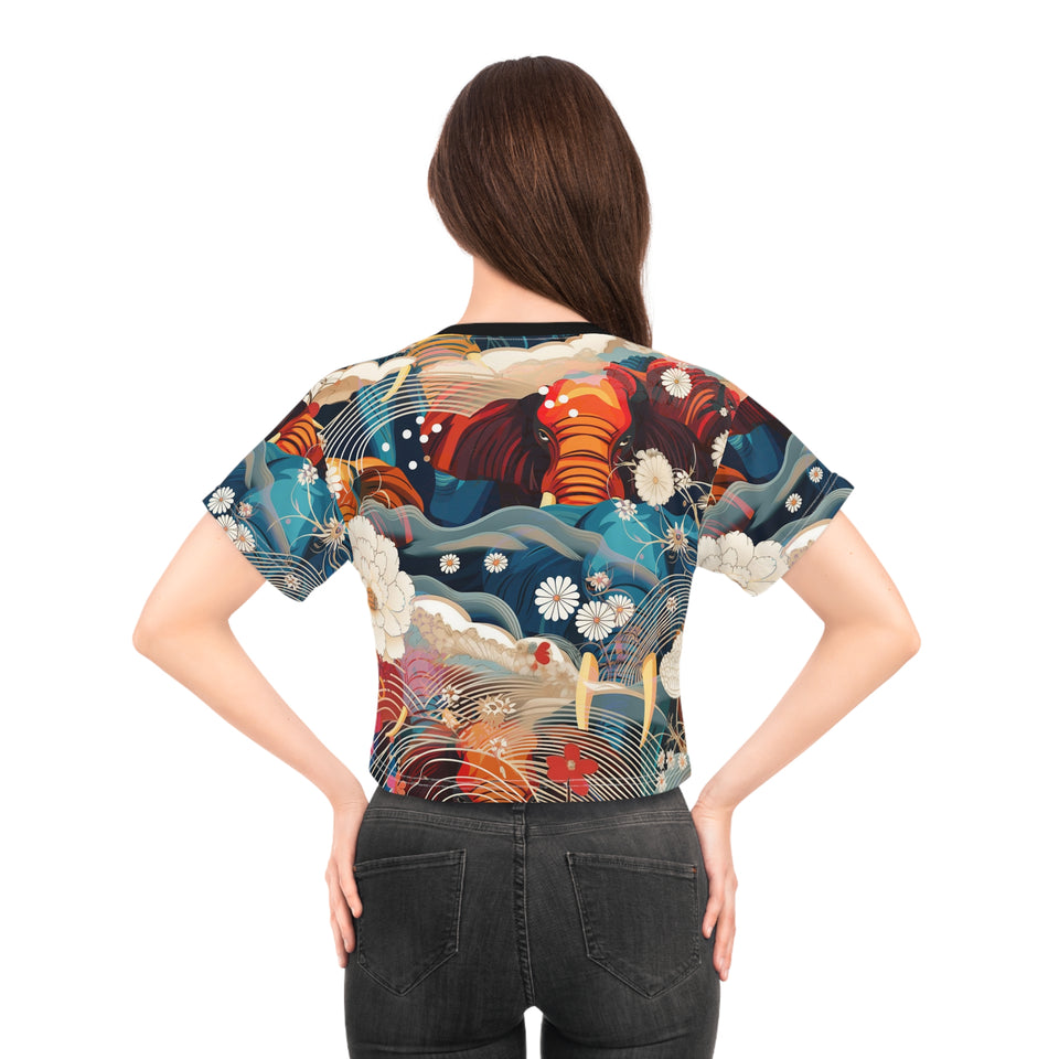 Crop Tee (AOP)