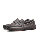 British Style Bean Shoes Leather Men