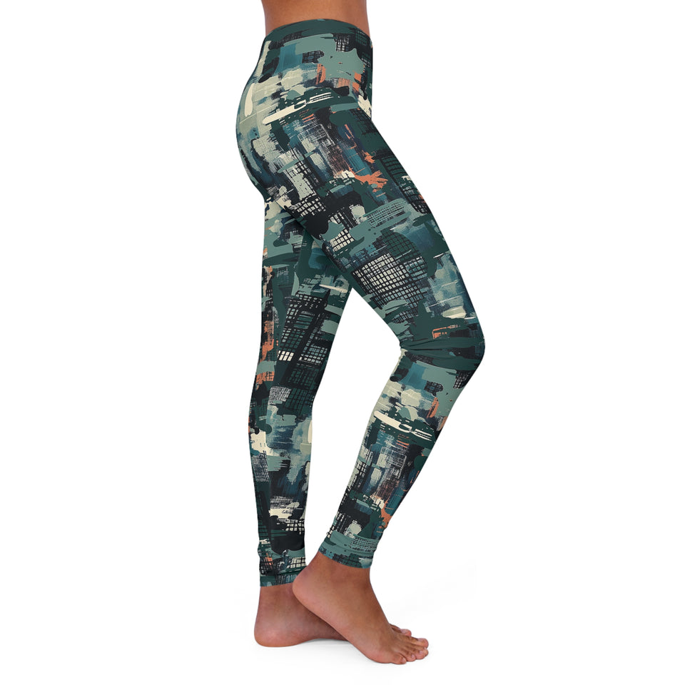 Women's Casual Spandex Leggings (AOP)