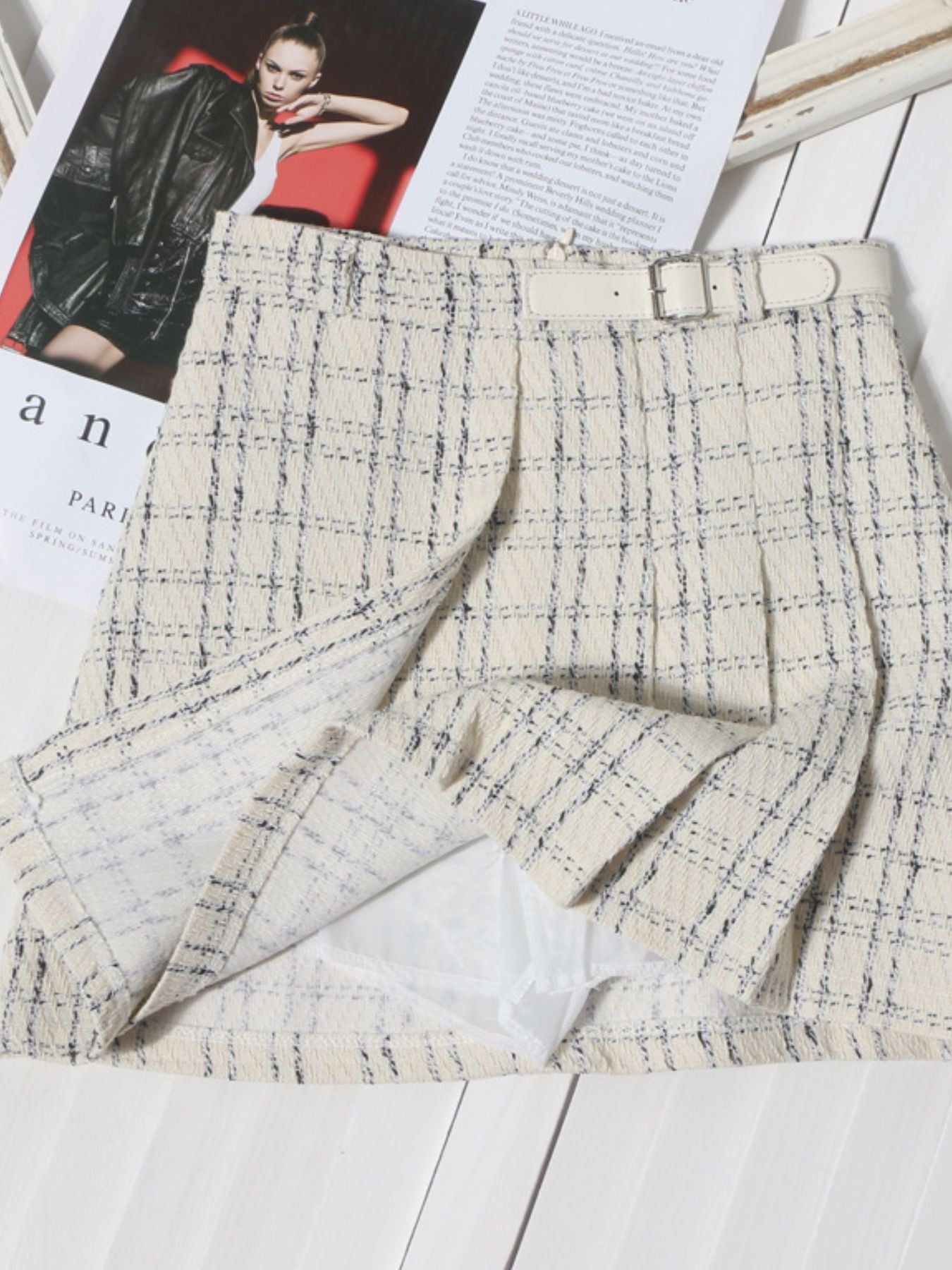 Shop Pleated Plaid Mini Skirt - Women's Fashion | Akatonbo