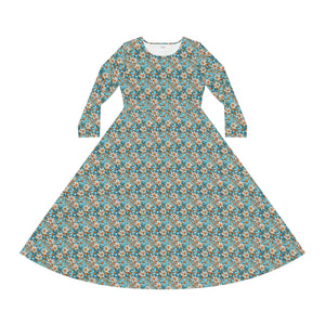 Women's Long Sleeve Dance Dress (AOP)