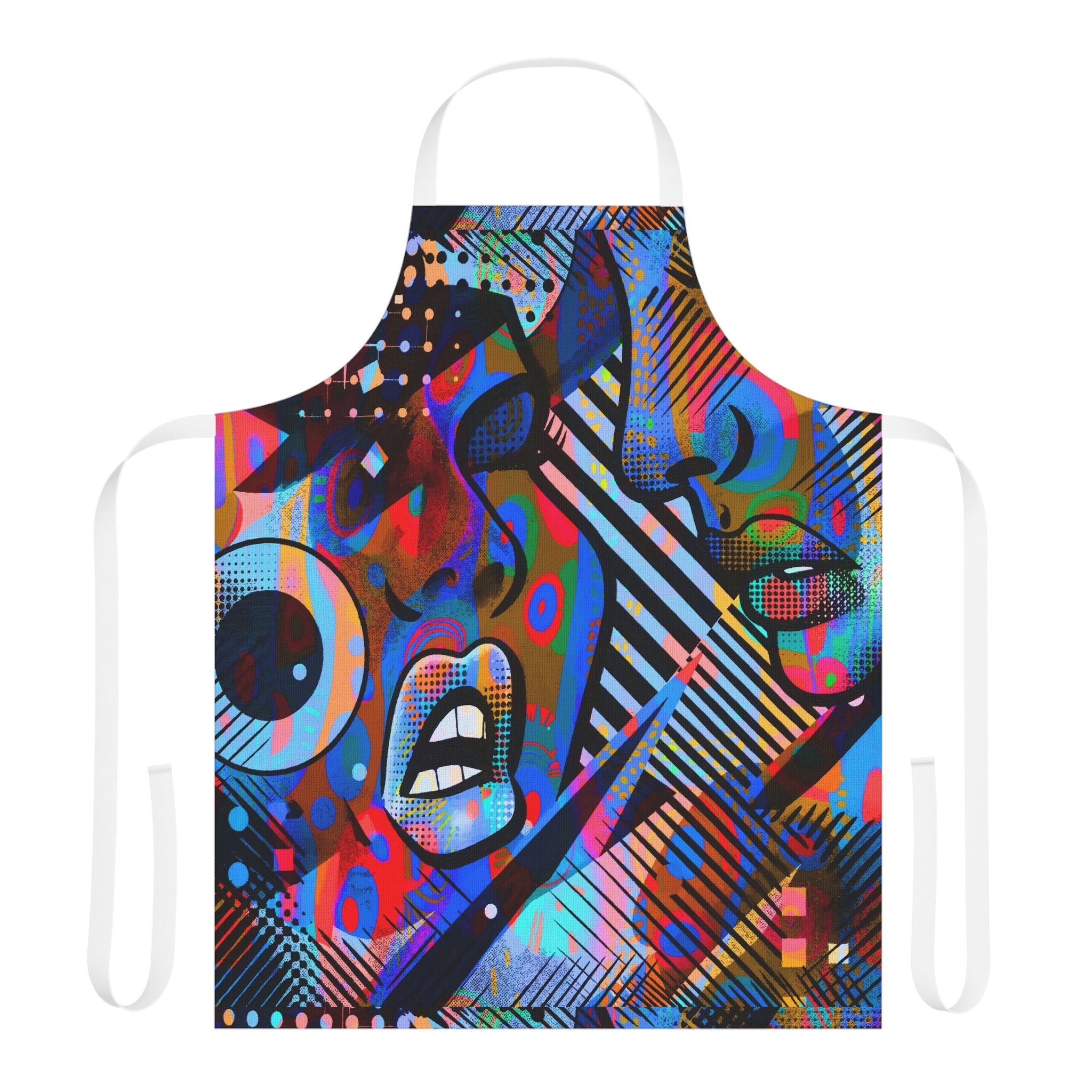 Apron, 5-Color Straps (AOP)