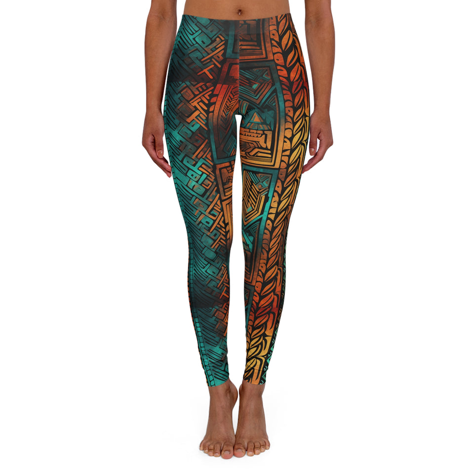 Women's Spandex Leggings (AOP)