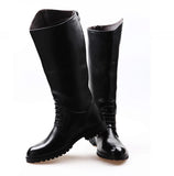 Horse Riding Boots For Women Men Waterproof Leather Long Boots Black Brown Knee High Boots