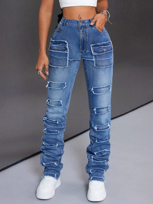 Shop Men's Distressed Slim Fit Jeans - Women's Fashion | Akatonbo