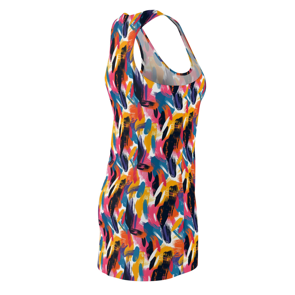 Women's Cut & Sew Racerback Dress (AOP)