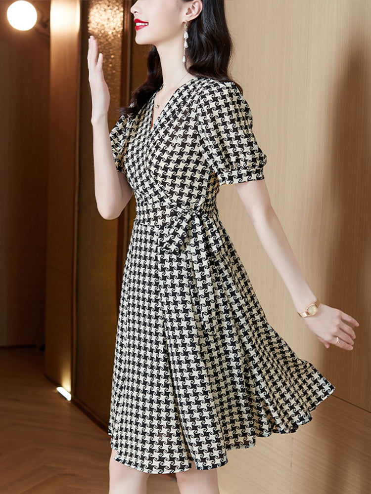 Women's New Temperament High-end Slim Waist Dress