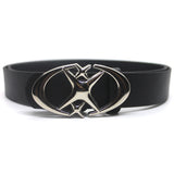 Fashion Wild Original Design Double Crescent Moon Cross Star Buckle Belt