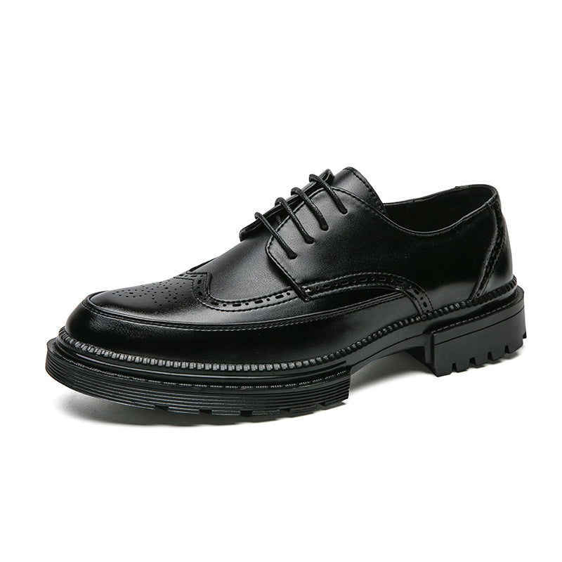 Men's Korean-style Pointed Leather Shoes