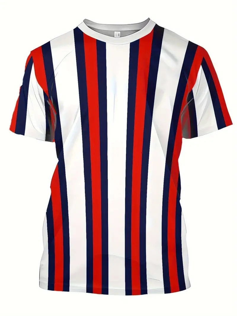 Men's Carnival Fashion Striped T-shirt