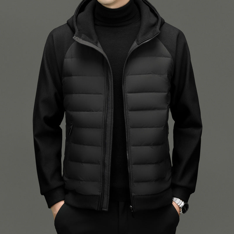Men's Hooded Lightweight Down Jacket Sweater