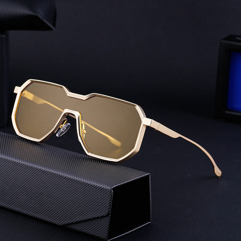 New One Irregular Sunglasses Men