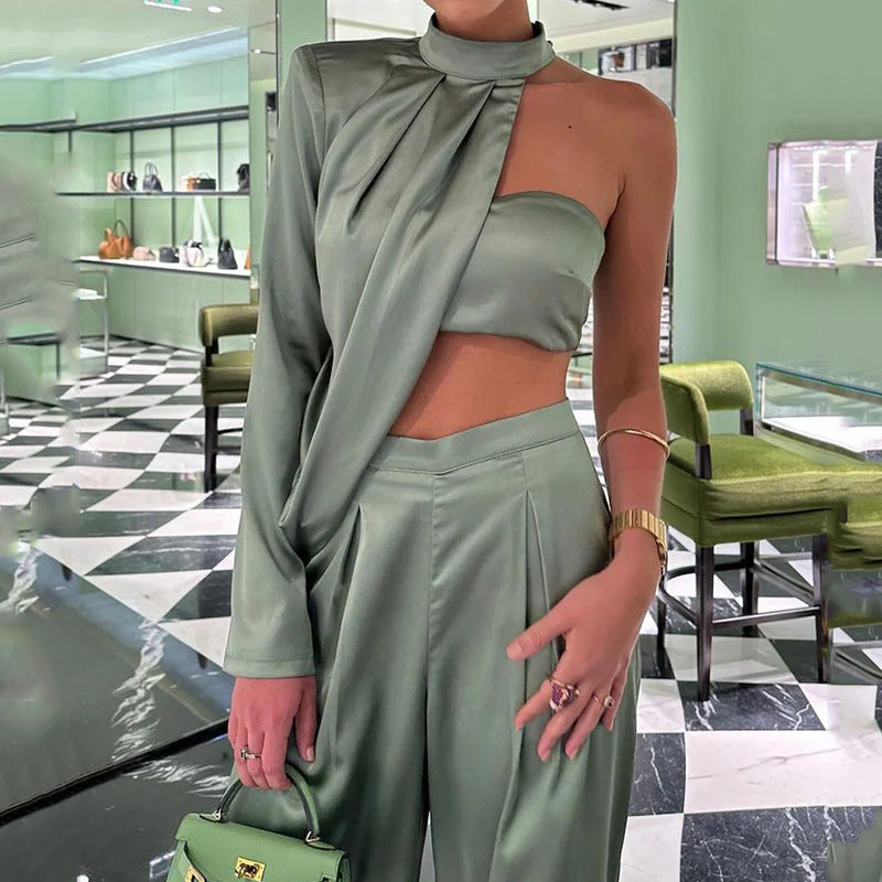 Glamorous Women's Two-piece Pants Suit