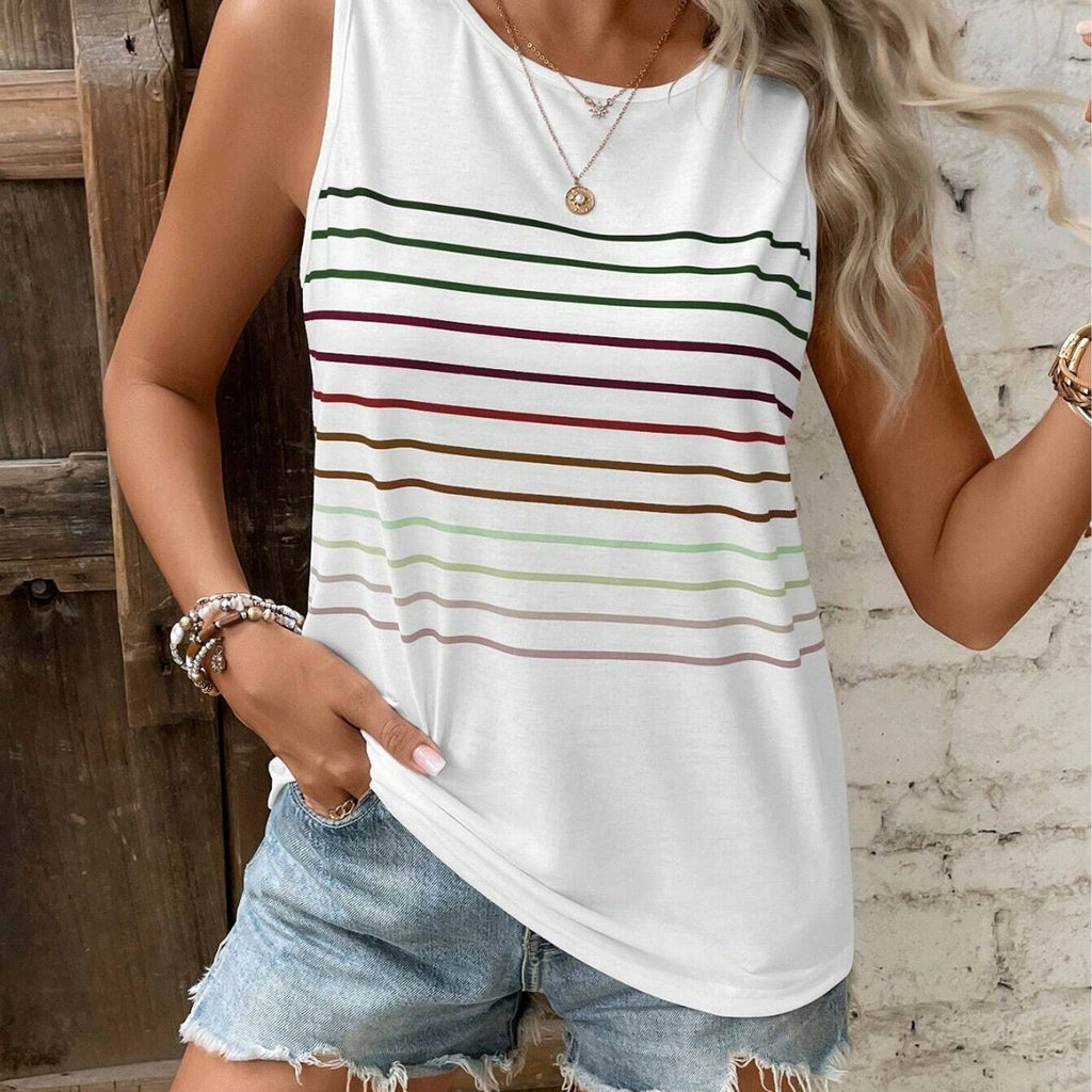 Fun Sleeveless Spring And Summer Tops