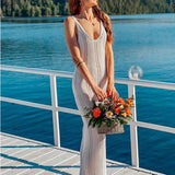 Women's Backless Knitted Dress