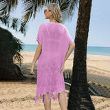 Ladies Tassel Breezy Beach Poncho
