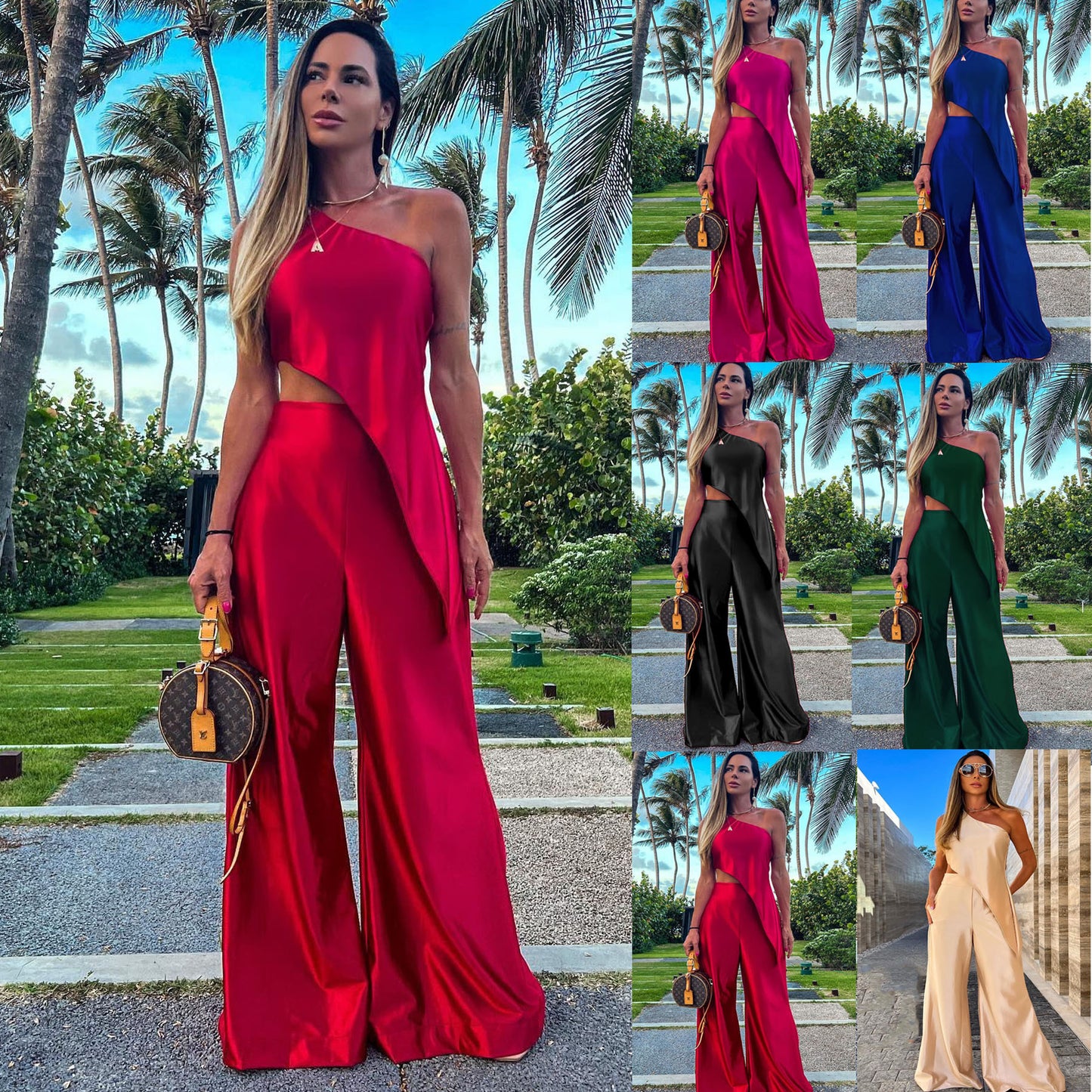 Traje de Noche de Dos Piezas para Mujer