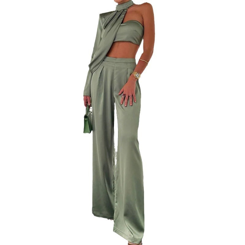 Glamorous Women's Two-piece Pants Suit