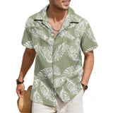 Men's Summer Printed Short-sleeved Shirt