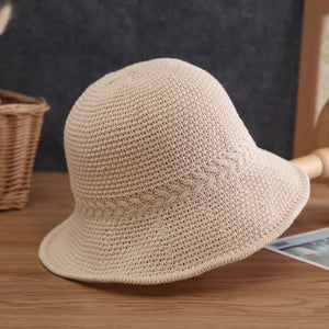 Japanese Artistic Thin Breathable Fisherman Hat For Women