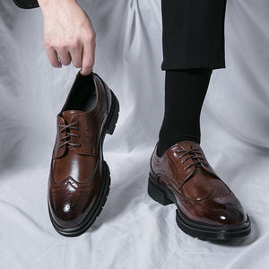 Spring And Autumn Men's Formal Wear Leather Shoes