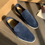 Men's Loafers Summer Casual Frost Flat Shoes Slip-on Driving Shoes