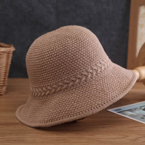 Japanese Artistic Thin Breathable Fisherman Hat For Women