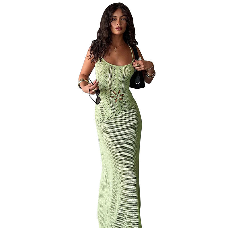 Elegant Beach and Pool Party Knit Dress