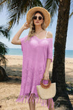 Ladies Tassel Breezy Beach Poncho