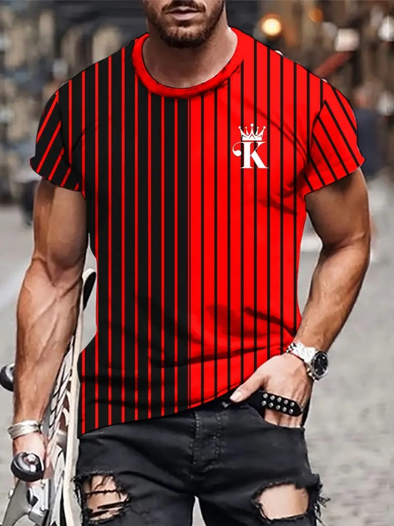 Men's Carnival Fashion Striped T-shirt