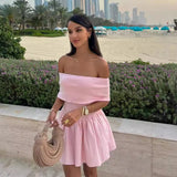 European And American Style Beach Holiday Sexy Knitted Dress
