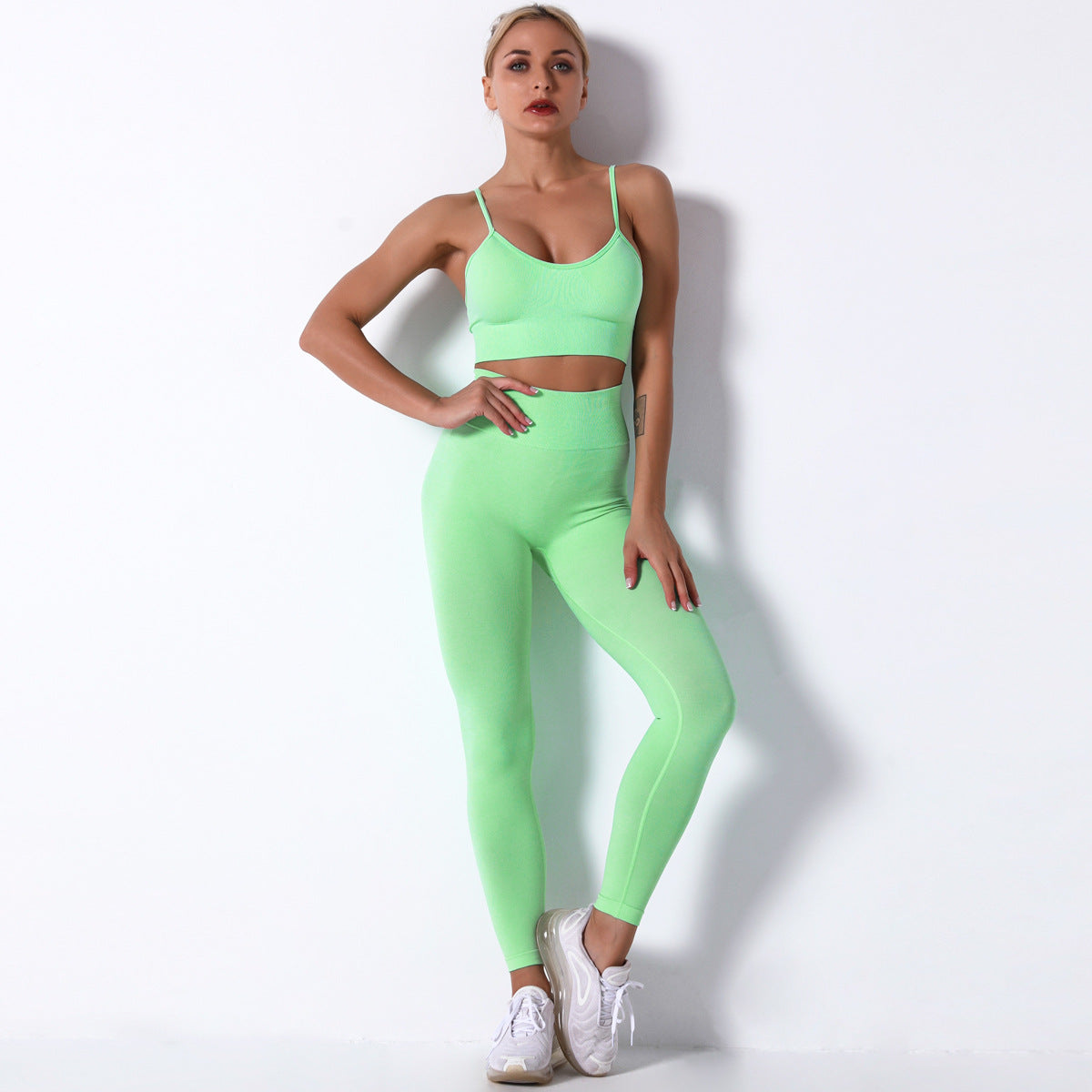 Akatonbo Gym And Yoga Pants Sports Two-Piece Set