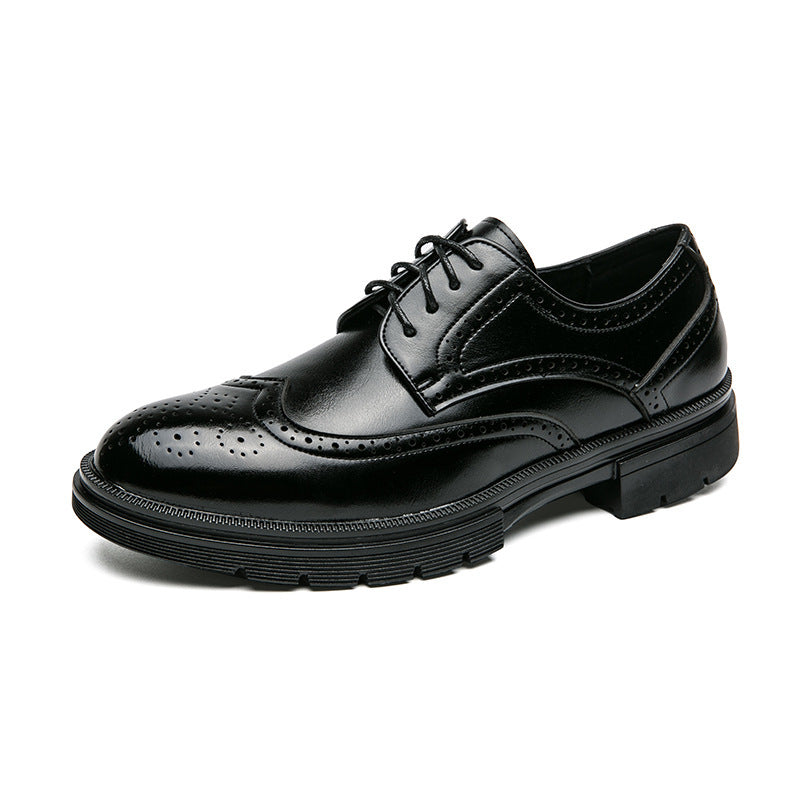 Spring And Autumn Men's Formal Wear Leather Shoes