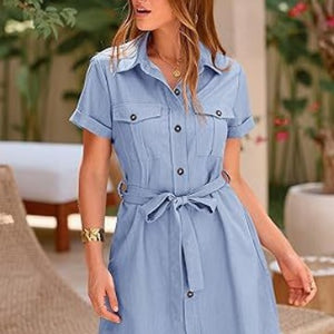 Classic Ladies Shirt Dress