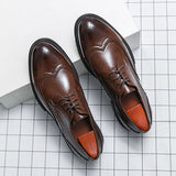 Spring And Autumn Men's Formal Wear Leather Shoes